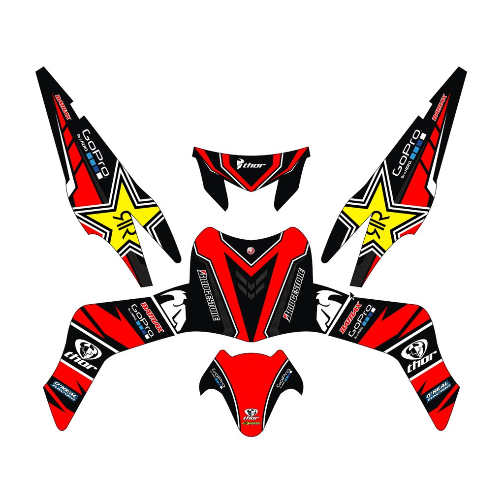 STIKER DECAL STICKER FULL BODY VARIASI Jupiter MX MX King MX 135 (10)