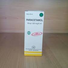 Paracetamol syrup 60ml nova rasa strawberry Obat Demam Anak