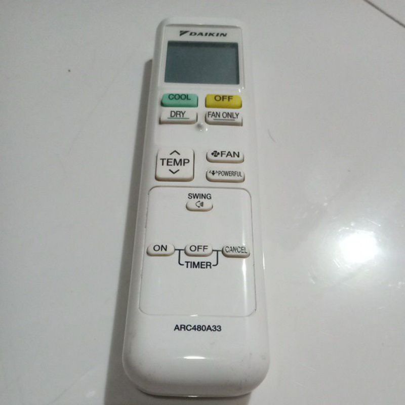 Remote ac daikin Original