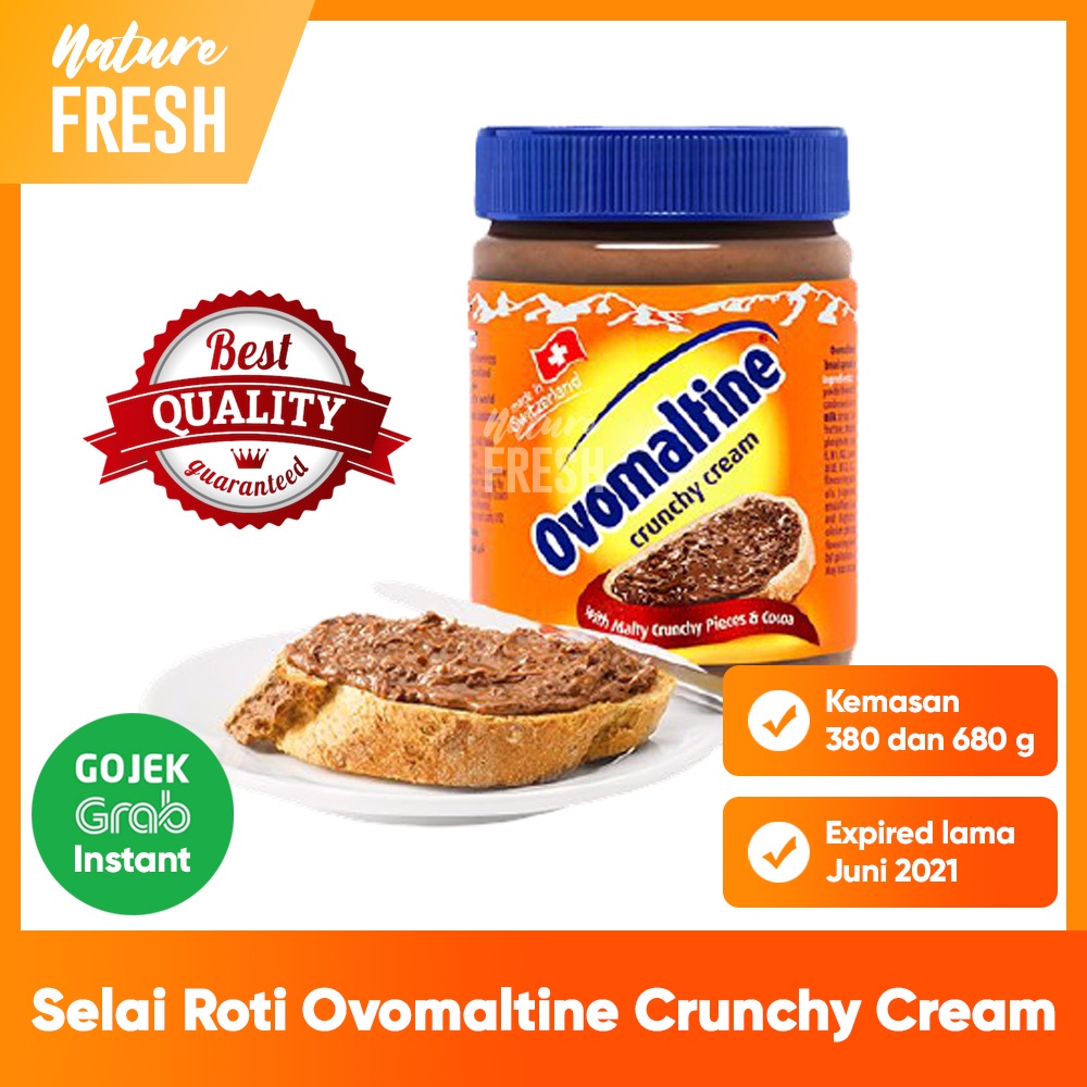 Selai Roti Ovomaltine Crunchy Cream Selai Ovomaltin Jam Selai Coklat Import