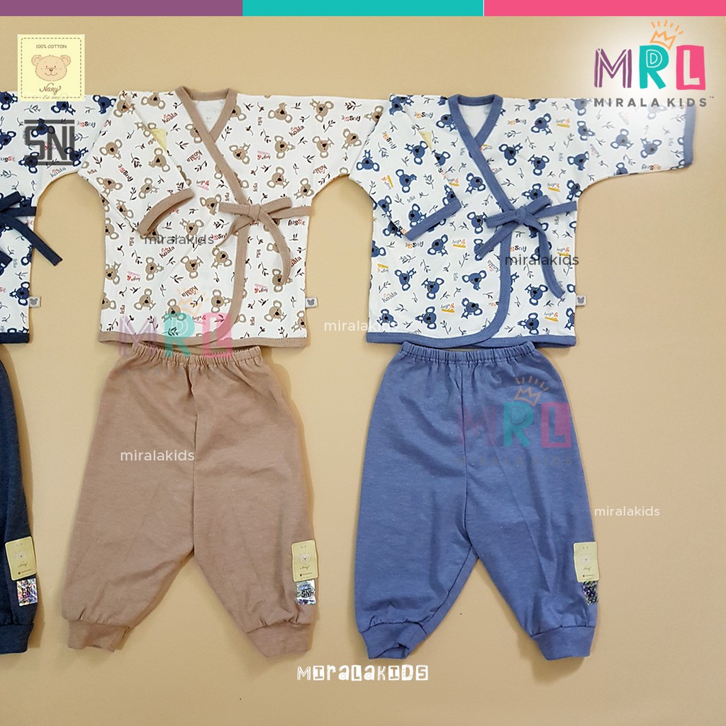 Nary Kimono Bayi SNI Motif Mix - Lengan Panjang