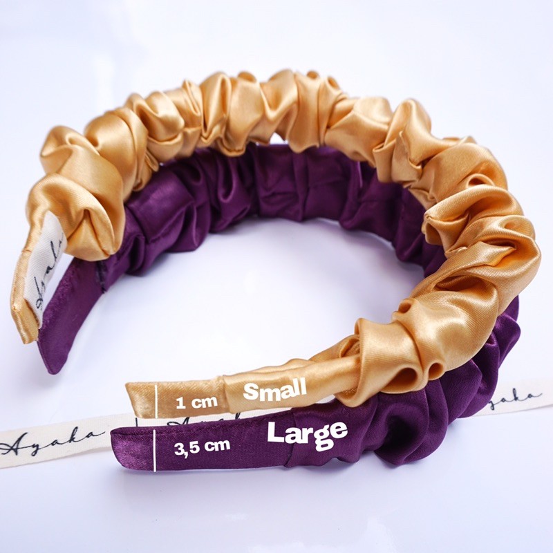Headband Scrunchie Ayaka (Large) | bando scrunchie | bandana | Bando gaya korea | anti patah