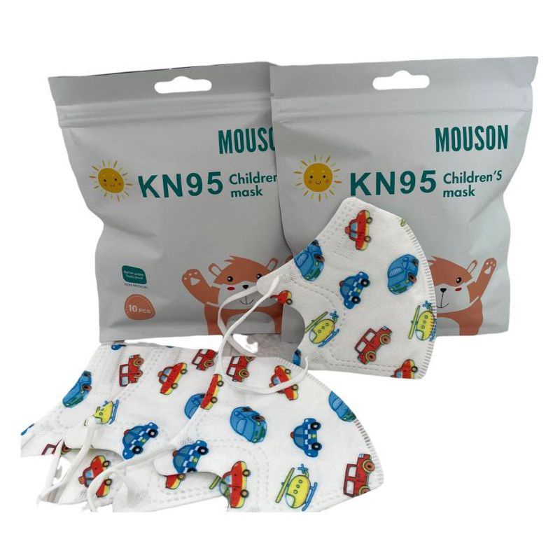 Masker Anak Pro KN95 Mouson 5D 5 Ply ,Masker KN 95 Anak Mouson 5D