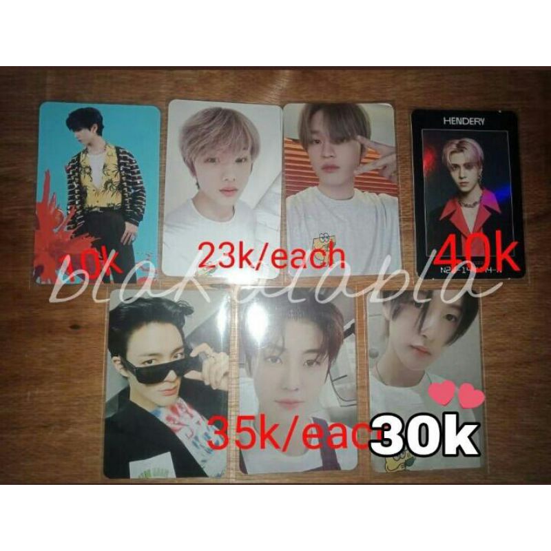 PHOTOCARD NCT JAEMIN RENJUN JISUNG CHENLE CAFE JENO AGENT HENDERY AC ACCESS CARD
