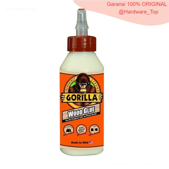 

Lem Kayu Gorilla Wood Glue 236ML USA