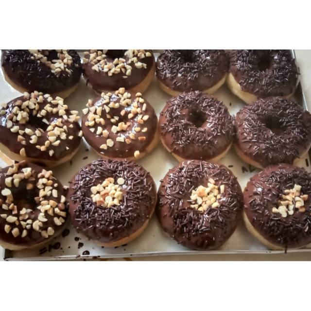 

Donat kentang coklat+opp