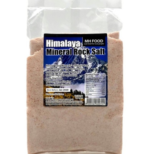 MH Food Himalaya Mineral Rock Salt 500g
