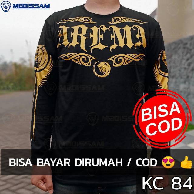 Baju kaos Arema FC singa lengan panjang cewek cowok Baju kaos Arema FC singa lengan panjang cewek cowok