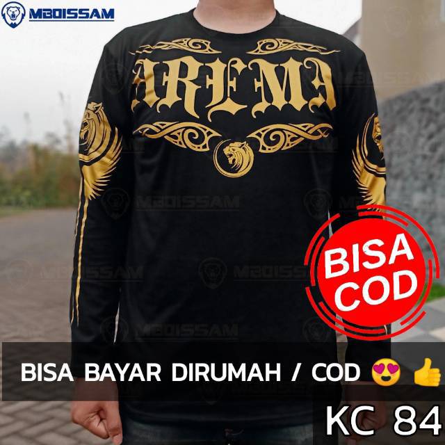 Baju kaos  Arema  FC singa lengan panjang cewek cowok 