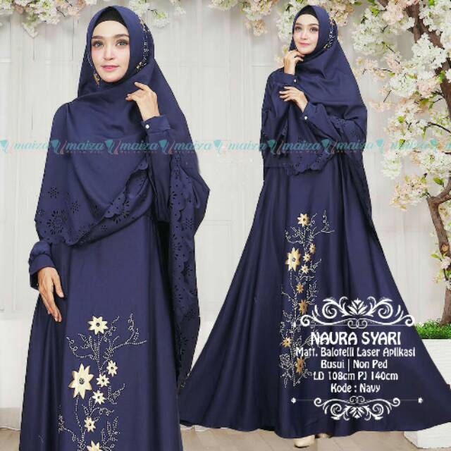 Naura syari gamis syari baloteli premium