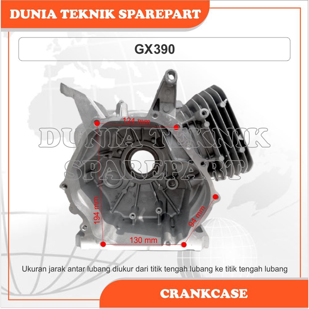 CRANKCASE / BLOK MESIN GX390