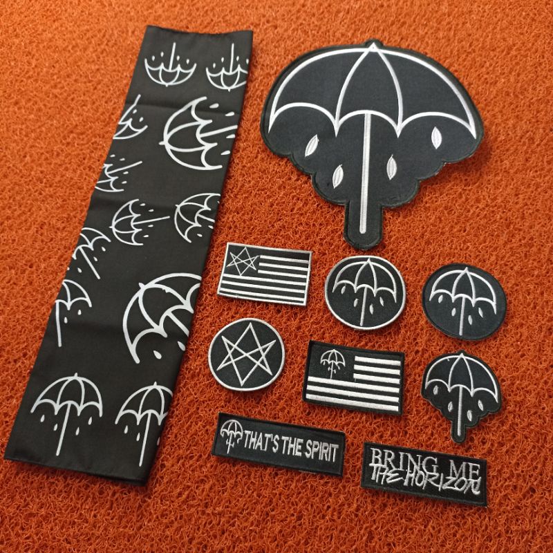 Backpatch bordir paket SLAYER BMTH premium best quality