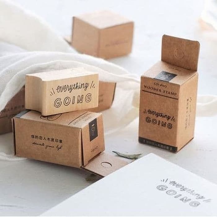 Wooden Stamp - Life Diary Series