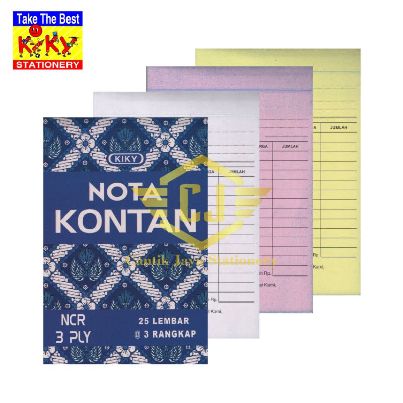 

Buku Nota KIKY K3 3ply Kecil