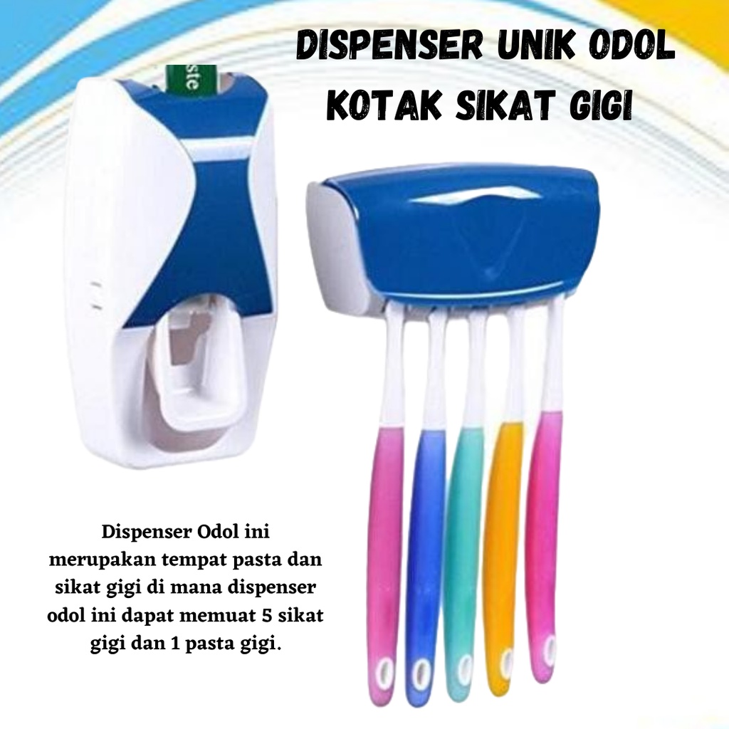 TERBARU!!!! Dispenser Kotak Odol Sikat Gigi Unik