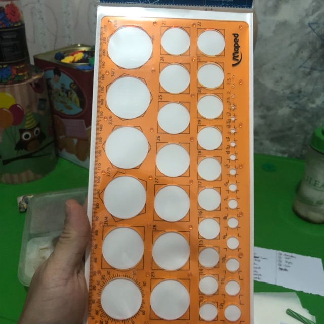 

Penggaris mal lingkaran maped