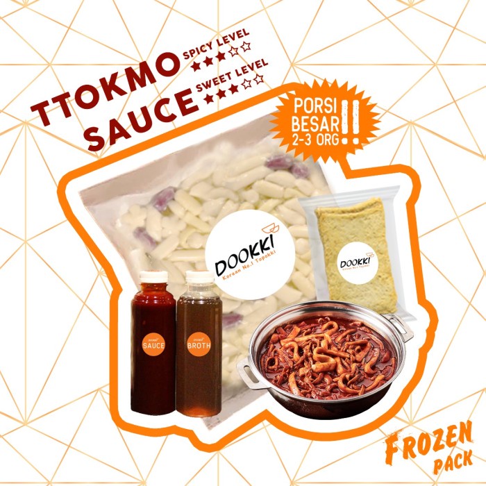 

INSTANT-CAMILAN- DOOKKI TOPOKKI FROZEN PACK 600 GRAM - SAUS TTOKMO ( PEDAS MANIS ) -CAMILAN-INSTANT.