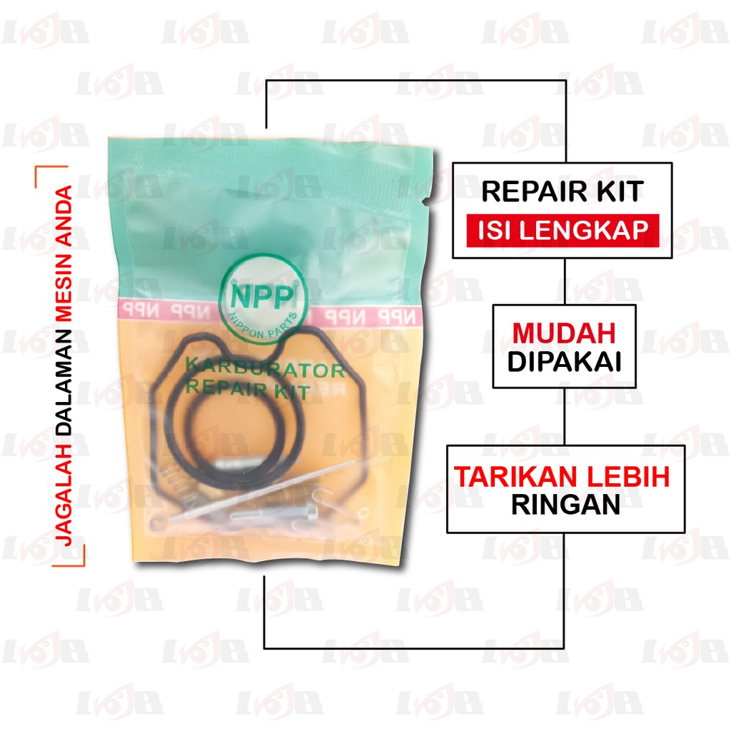 NPP RepairKit Karburator GL Pro Neo Tech Parkit Carburator set Carbu Daleman Karbu