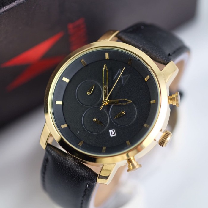 JAM TANGAN PRIA MVMT CHRONO ACTIVE BLACK GOLD (BLACK)