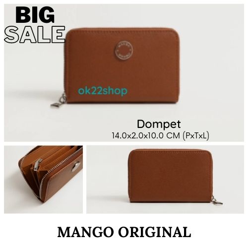 MANGO - Dompet ORIGINAL Wanita (Logo Wallet_