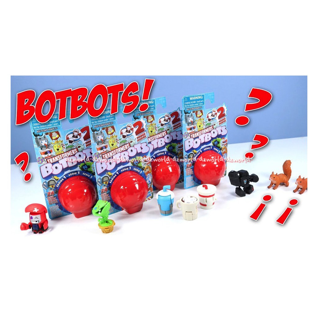 Transformers Botbots Series 1 Mainan Suprised Transformers 24pcs