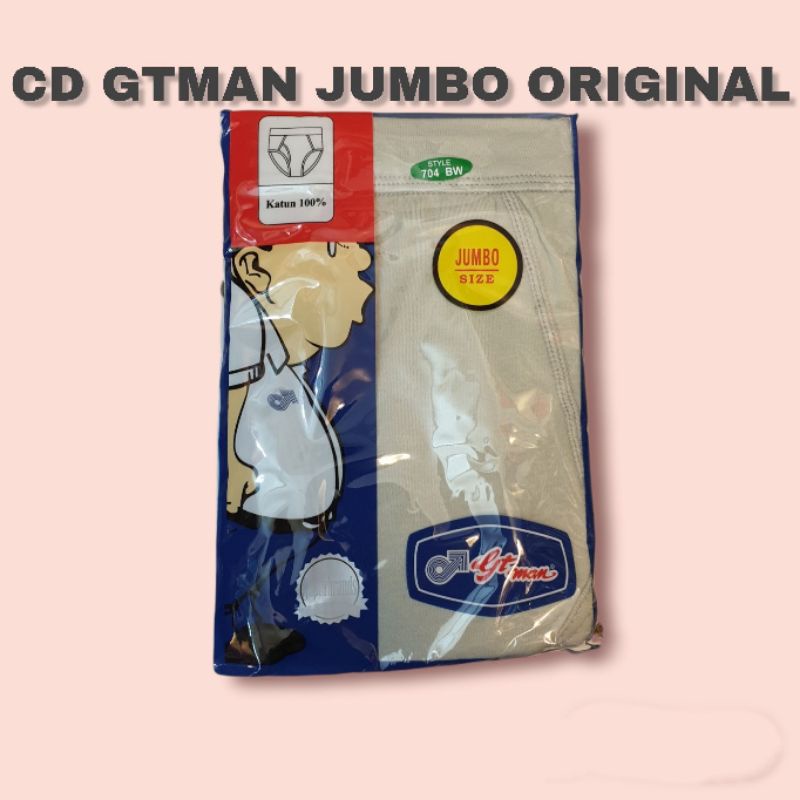 CD GTMAN ORIGINAL JUMBO 704BW/KATUN 100%/BIG SIZE/XXL - XXXL