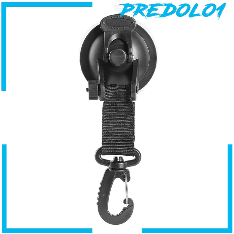 (Predolo1) 4pcs Jangkar Dengan Suction Cup + Carabiner Untuk Mobil / Tenda Camping