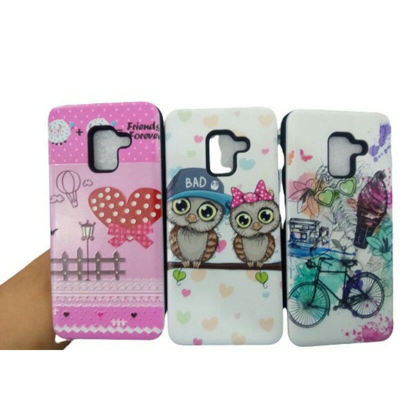 CASE OTTER OWL CASING SOFTCASE SAMSUNG A8 2018