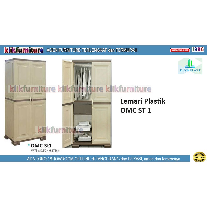 Sale - Lemari Plastik Olymplast Omc St1