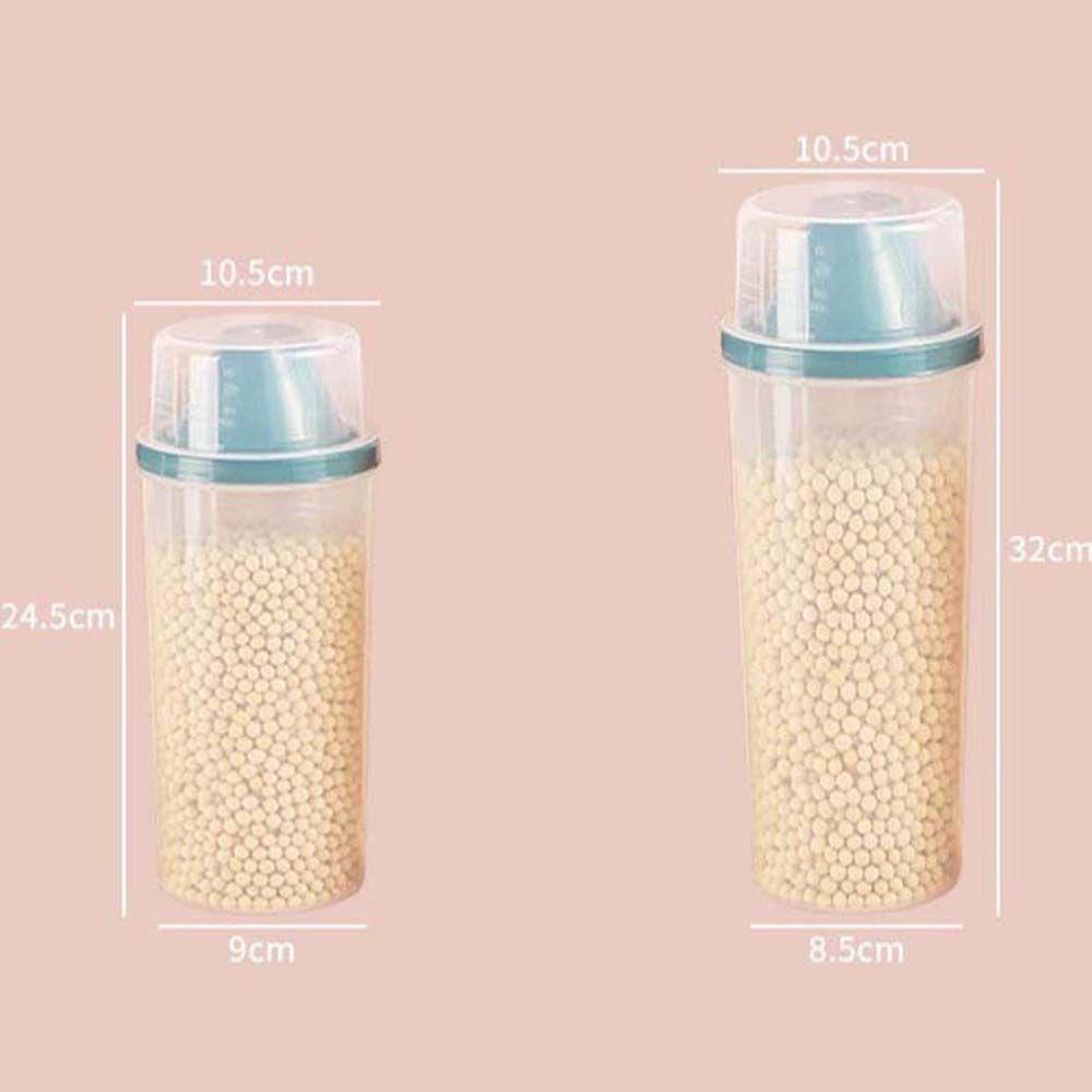 [Elegan] Kotak Penyimpanan Biji-Bijian Dry Case Rumah Tangga Organizer Beras Pasta Wadah Makanan Ember Hemat Tepung