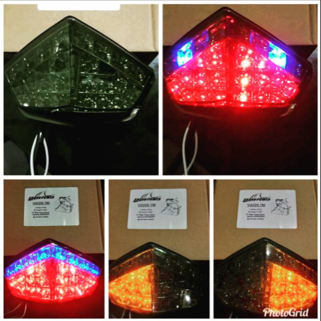 Lampu stop vixion smoke plus sen full LED, lampu stop NVA, NVL Led