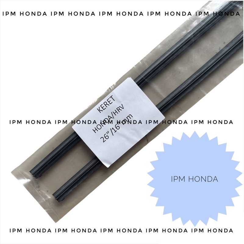 Karet Rubber Wiper Blade Refill Honda HRV 2015-2021 Freed 2010-2015 CRV GEN 3 RE RE1 RE3 2007-2012 CRV GEN 4 RM RM1 RM3 2013-2017 Jazz S RS GE8 2009-2013 GK5 2014-2021