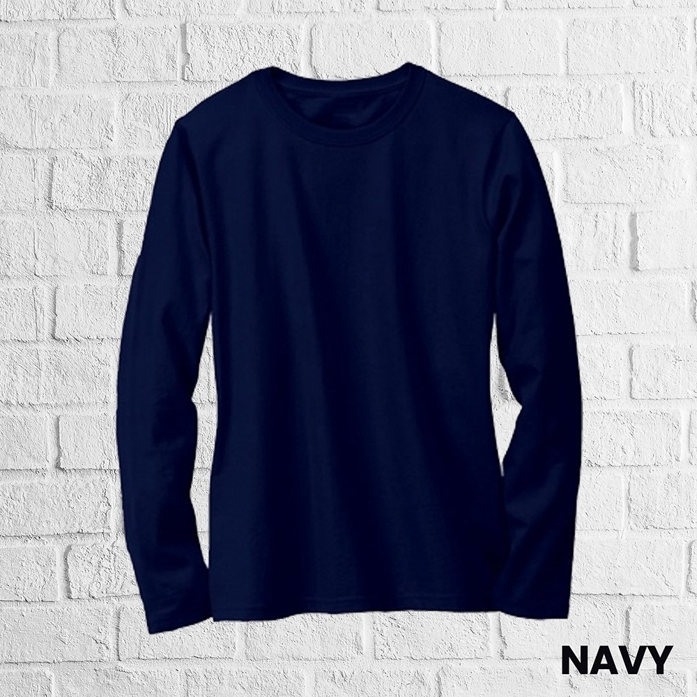 Kaos NAVY polos lengan pendek - Lengan Panjang- Kaos pria - Kaos T shirt