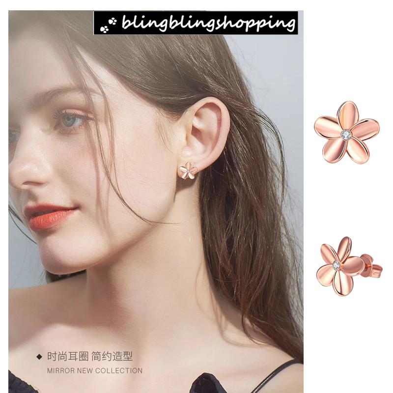 Korea Fashion Sweety Bunga  Rumbai Mutiara Menjuntai Anting  