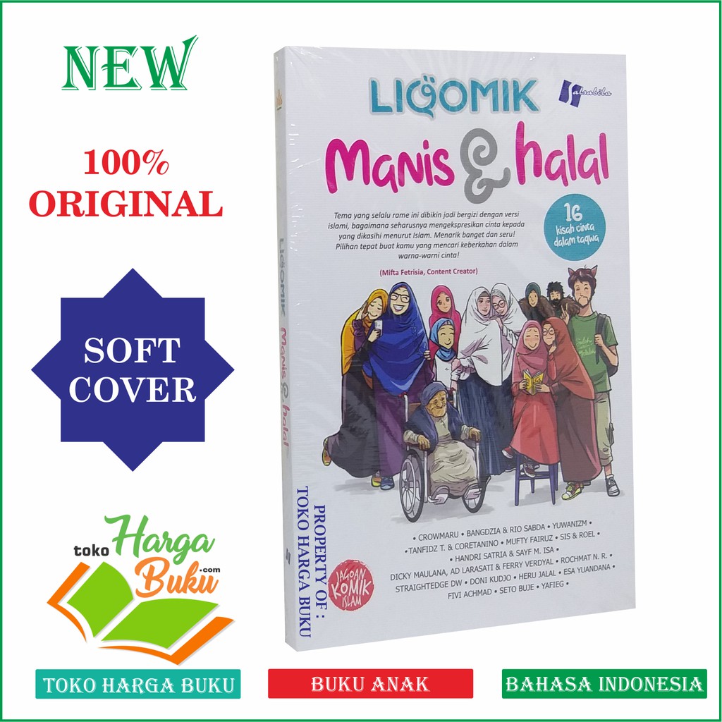 Foto Komik Manis dan Halal - Liqomik Remaja 16 Kisah Cinta dalam Taqwa Penerbit Salsabila