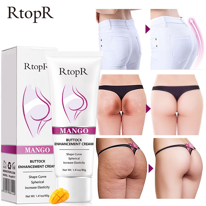 RtopR Sexy Buttock Enhancement Cream Body Skin Care Hip Firming Cream Whitening Moisturizing Anti-Aging Buttock Treatment Mango