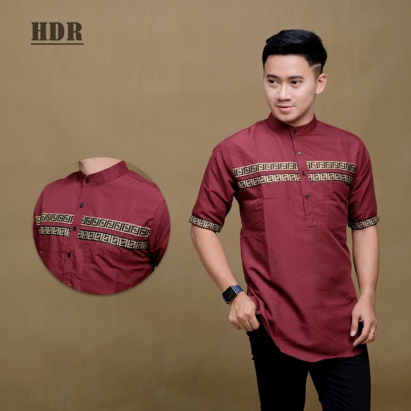 [PREMIUM] FF Kurta Lengan Pendek Bahan Toyobo (M L XL XXL)