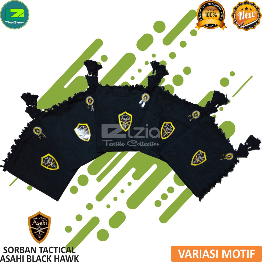 SORBAN HITAM SORBAN SEMAGH ASAHI BLACK HAWK BERKUALITAS