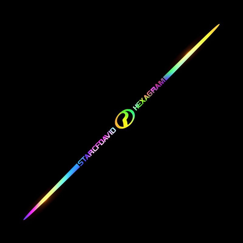 Stiker Logo Laser Reflektif Warna-Warni Untuk Mobil Perodua Viva Myvi Bezza Aruz Kancil Axia