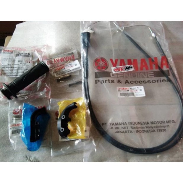 GAS SPONTAN YAMAHA XABRE ORIGINAL TANPA HOLDER KANAN DOUBLE CABLE ORI ORIGINAL YAMAHA YGP ASLI