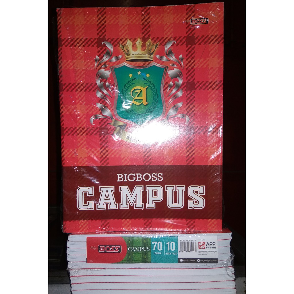 

Buku Tulis Campus isi 70 lbr