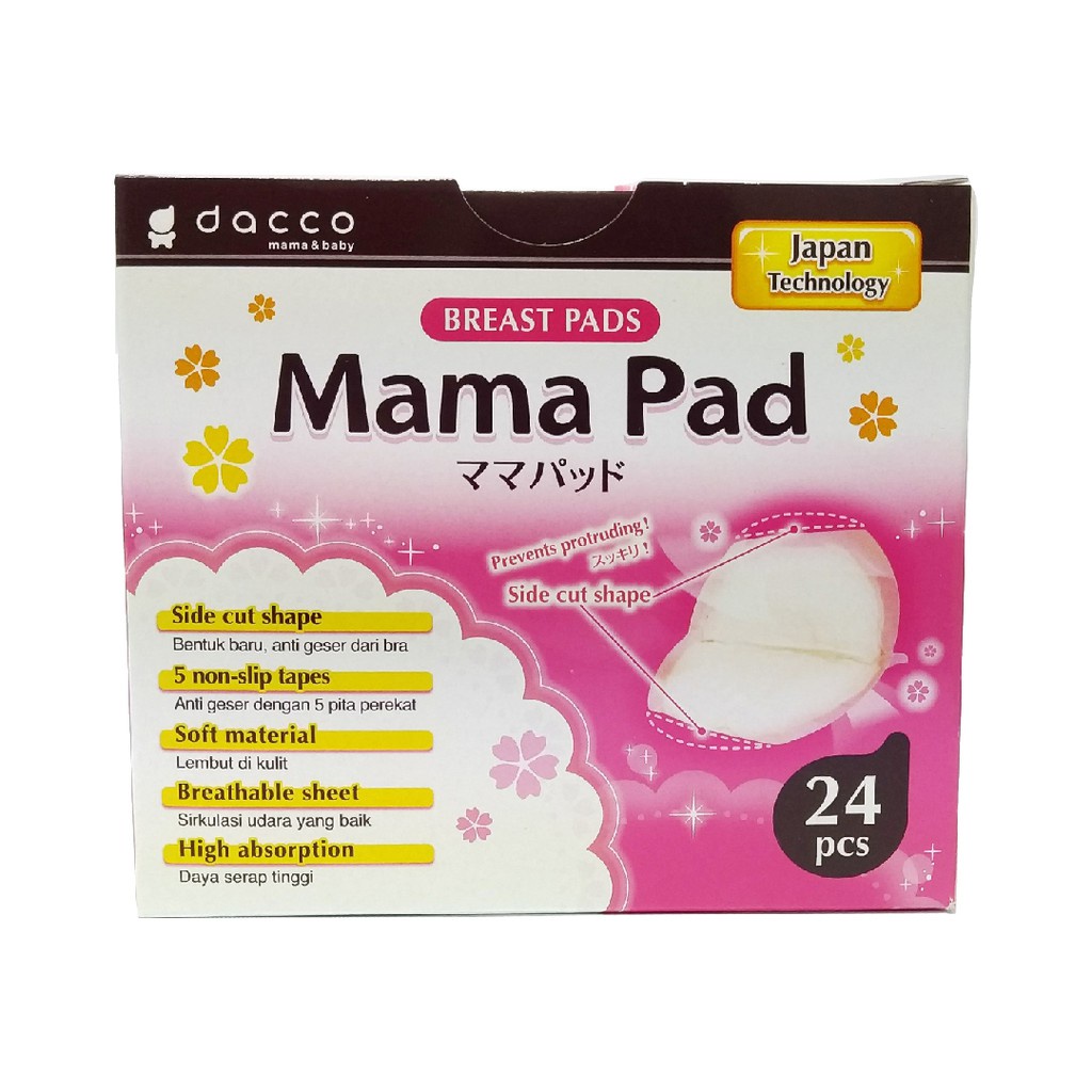 Dacco Mama Pad Flower 3D| Breast Pad Eceran 24 56 pcs