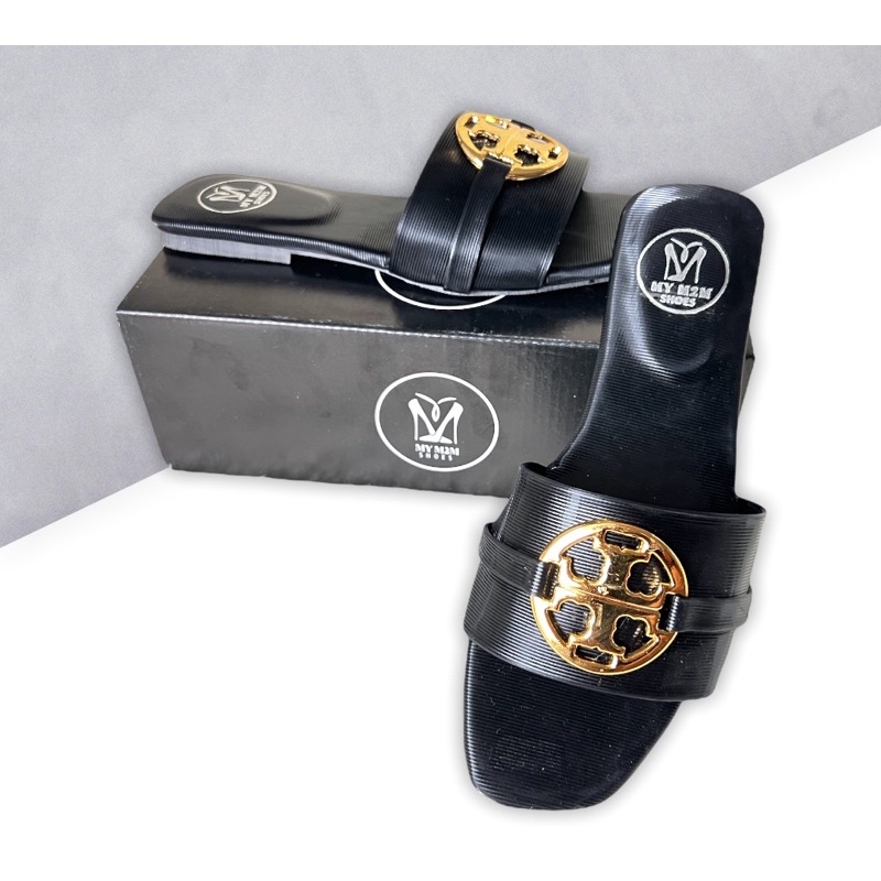 Mym2m Rafita Sandal Wanita Sandal Kokop Sandal teplek Sandal kasual Terbaru