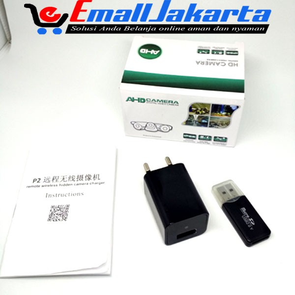 CCTV Wifi Spy Hidden Camera Kamera Pengintai Tersembunyi Mini Adaptor