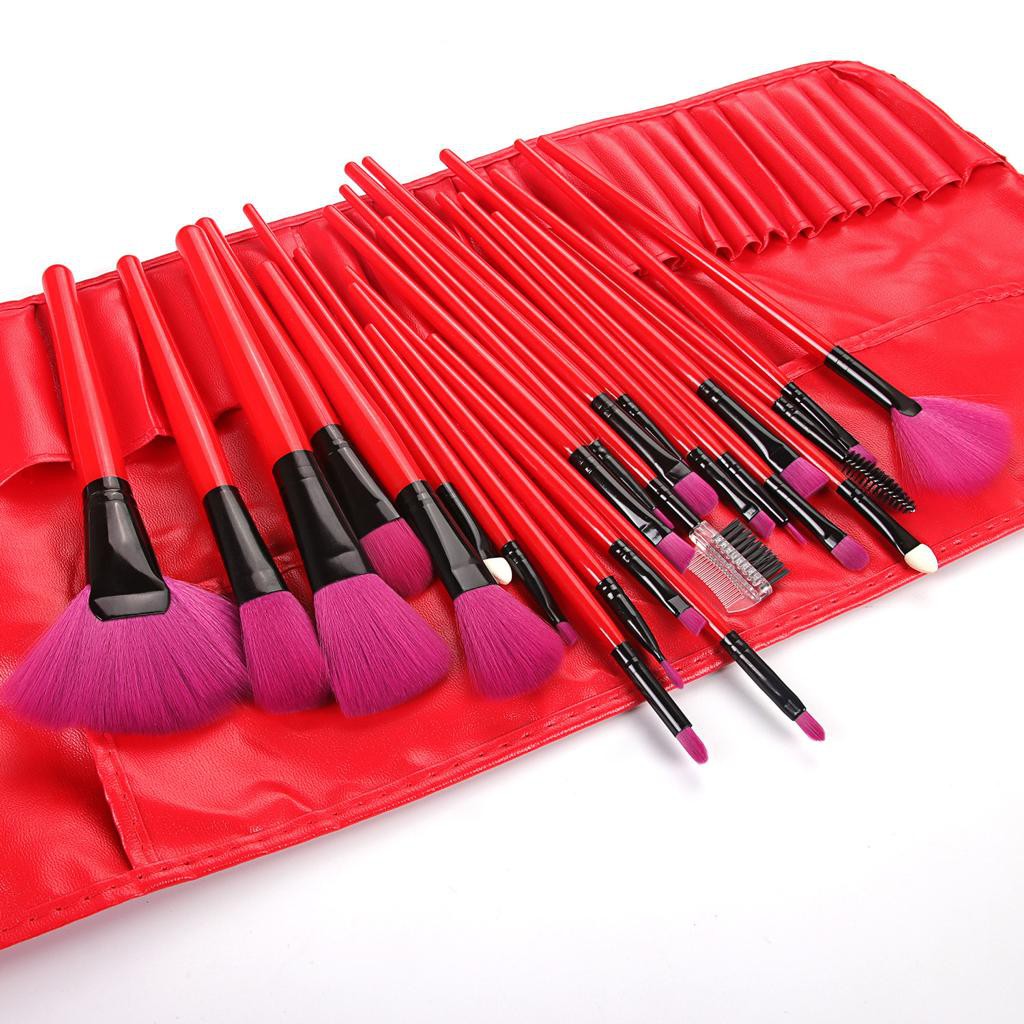 PROMO PROFESIONAL Kuas Make Up Pro 24 &amp; 32pcs Brush Set Make Up Case Pouch K3532