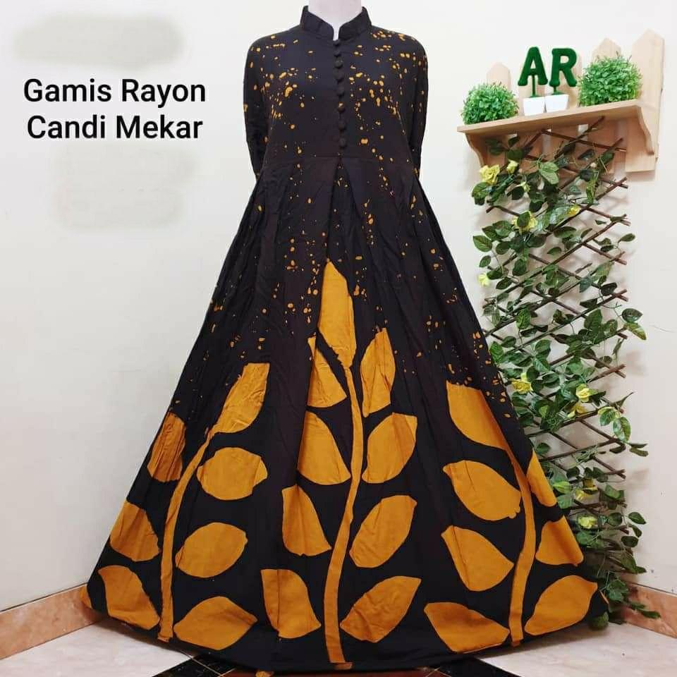 gamis batik wanita - gamis wanita terbaru - gamis oryginal