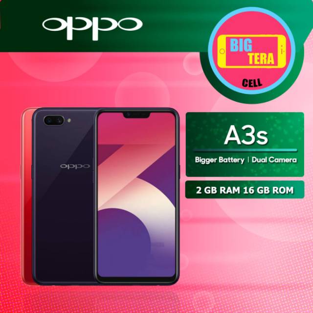 Oppo A3s RAM 2GB 16GB - HP Oppo A3s 2GB - HP Oppo Termurah 2018