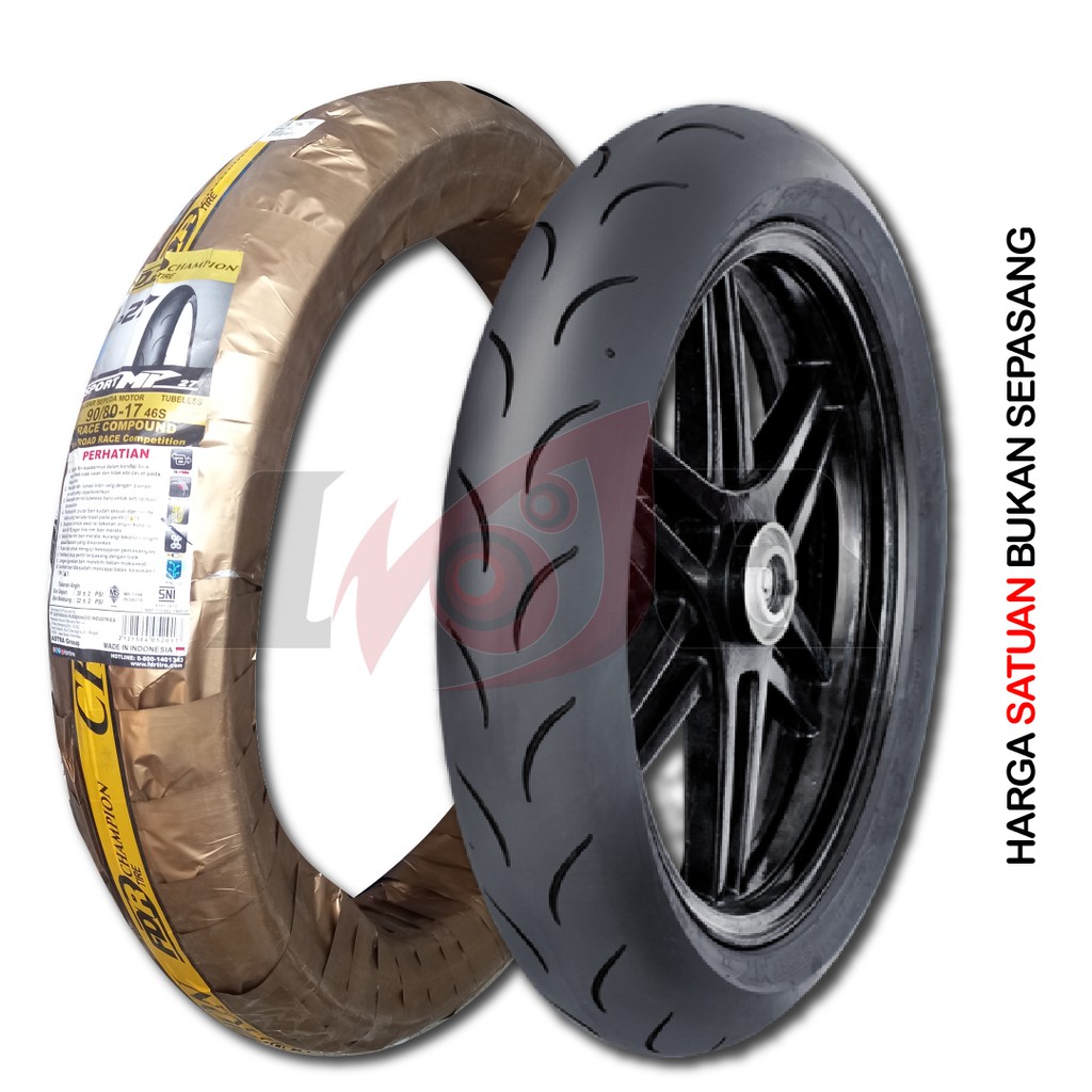 FDR 90/80-17 MP27 Race Soft Compound Racing Ban Luar Motor Bebek MP 27 Balap