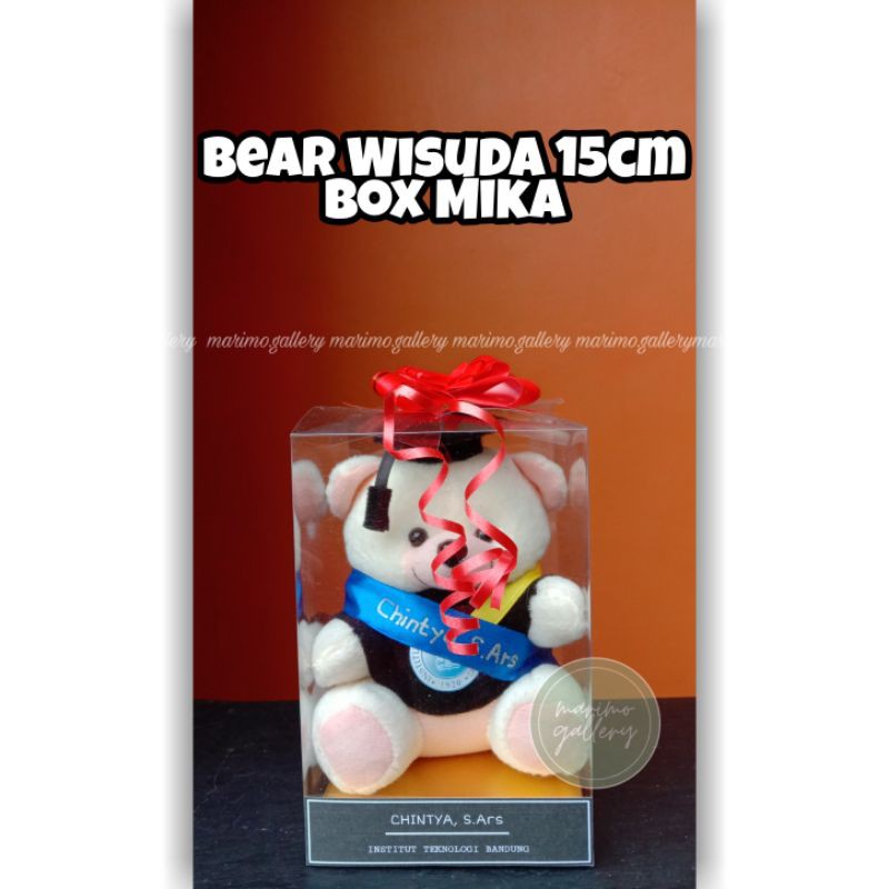 	 Teddy Bear Mini Wisuda packing , teddy bear keranjang wisuda	