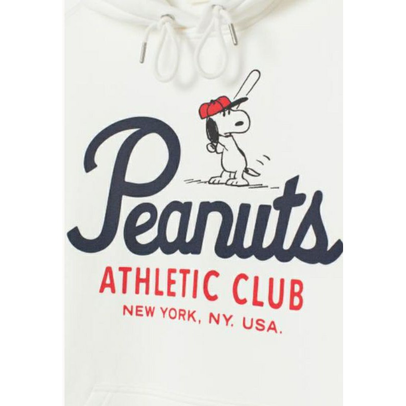 Hoodie Peanuts H&M Second (White)